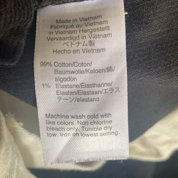 Vintage J.CREW Slim Pant Black Corduroy 32 X 30 - Picture 7 of 7